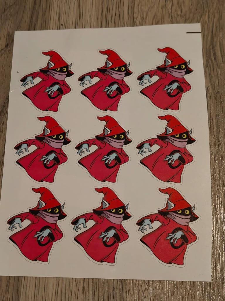 9pc Orko Sticker New, Verzenden, Nieuw