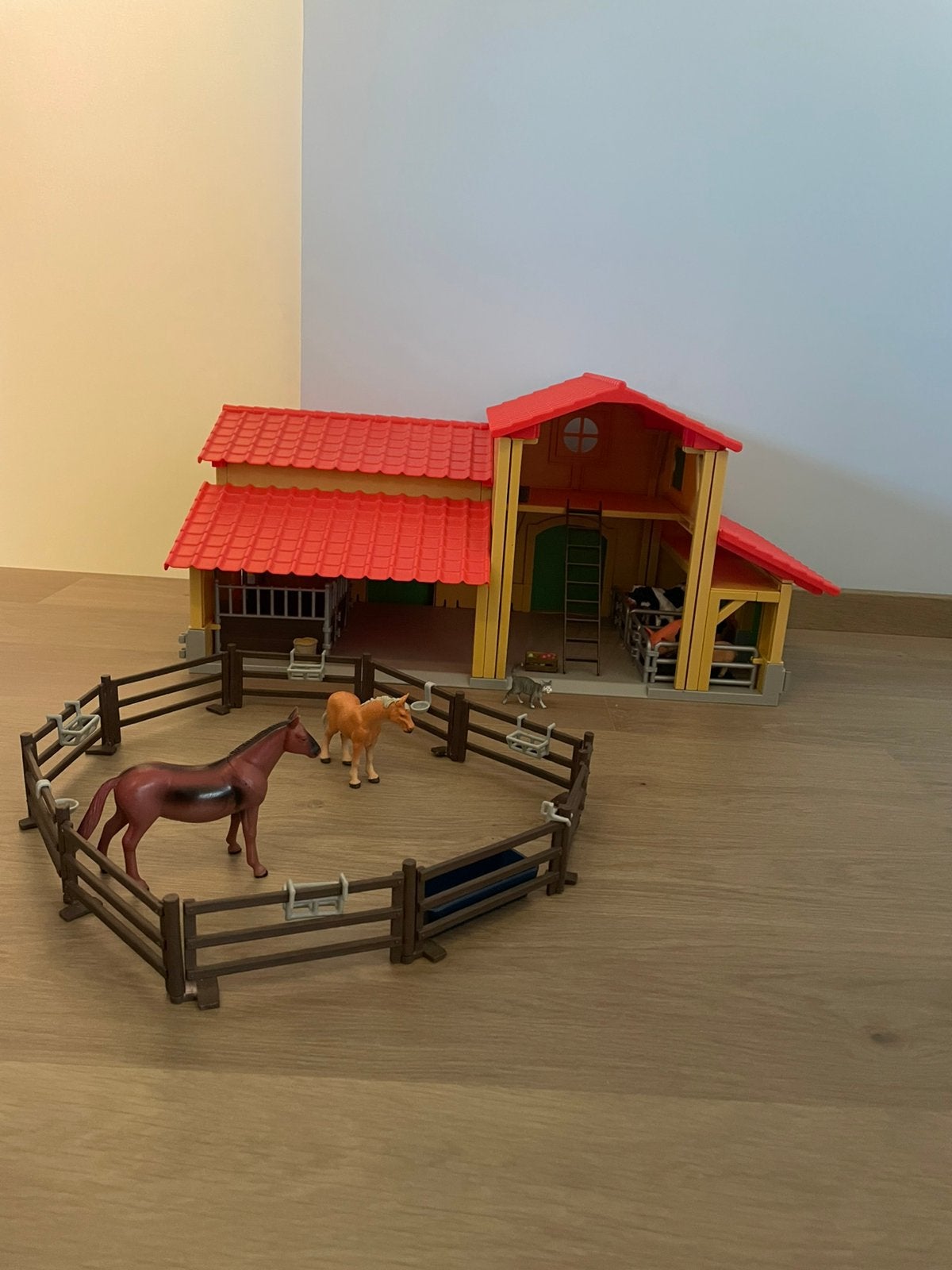 Boerderij met dieren en assecoires, Ophalen, Gebruikt