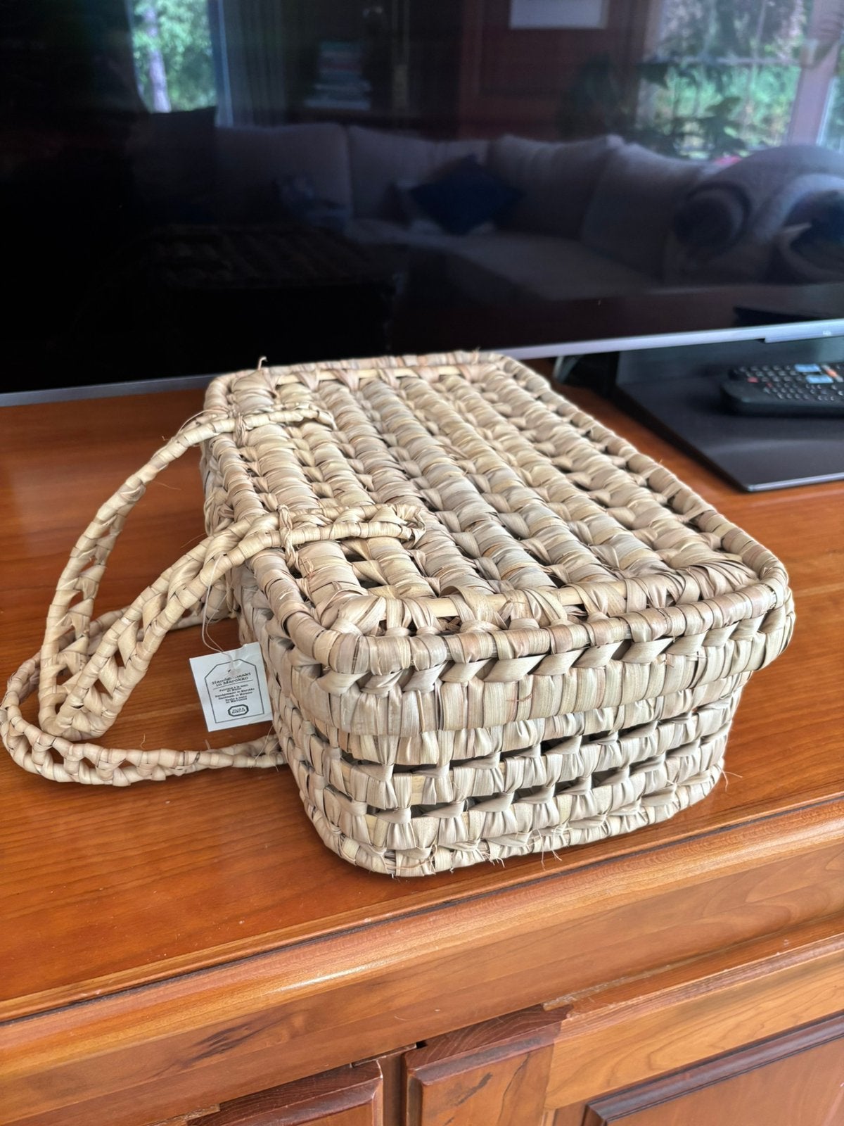 Rieten koffertje dille kamille nieuw, Huis en Inrichting, Keuken | Textiel, Ophalen, Overige merken, Overige typen, Nieuw