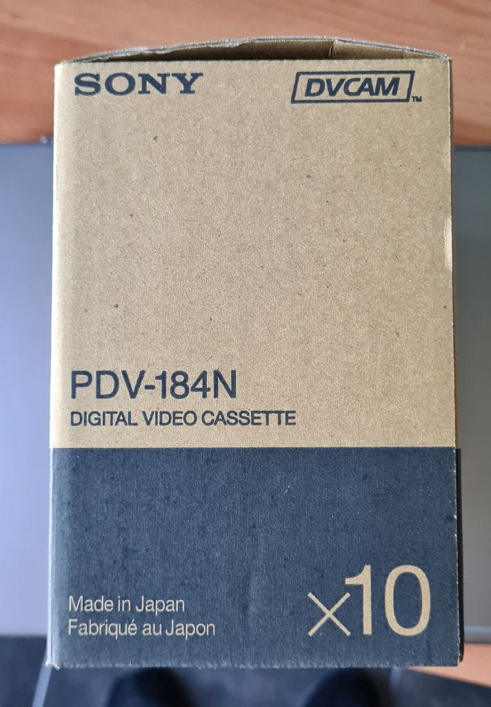 Sony PDV-184N DVCAM 1 doos met 10 cassettes, Audio, Tv en Foto, Professionele apparaten, Ophalen, Nieuw, Video