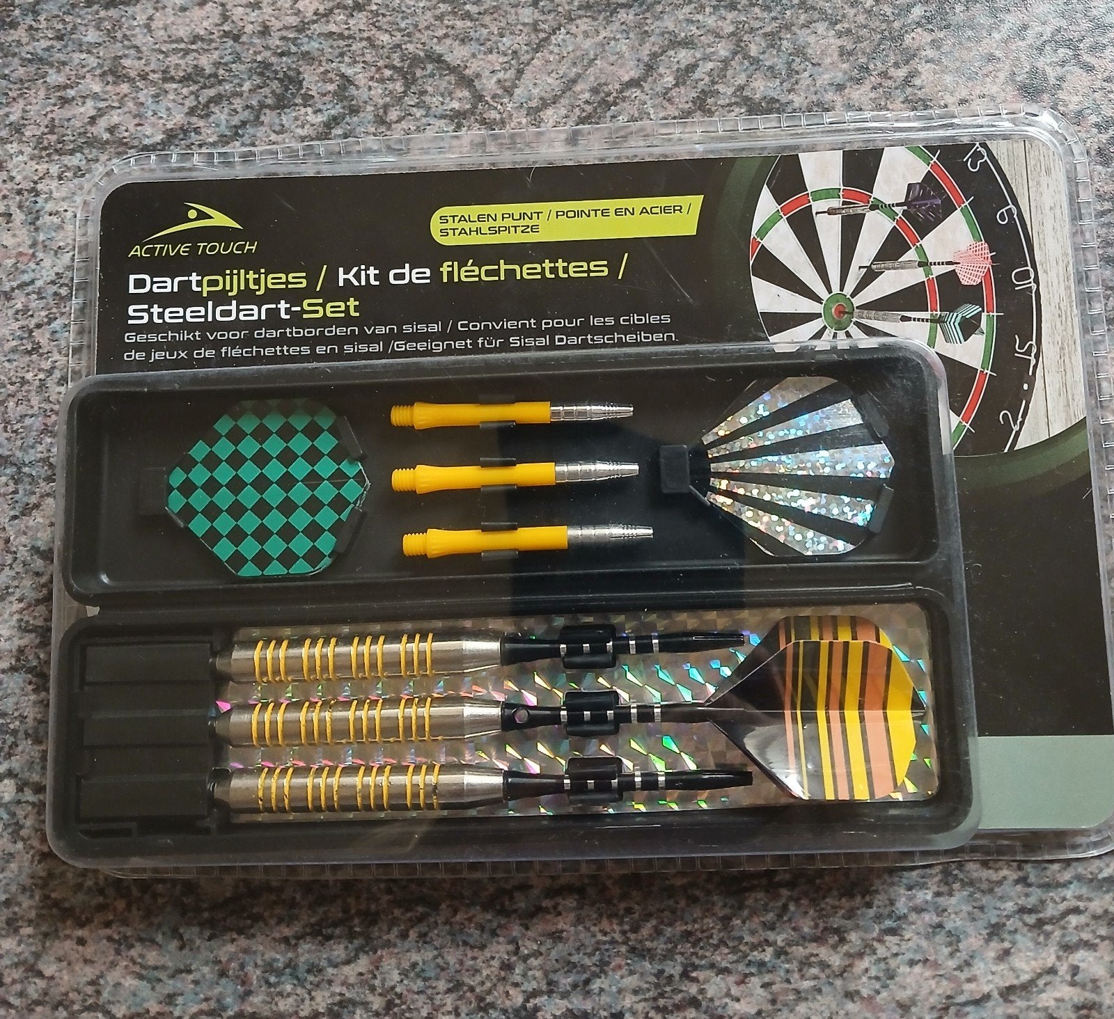 Lot de 2 kit de jeux de fléchettes neuves, Sport en Fitness, Darts, Ophalen, Pijlen