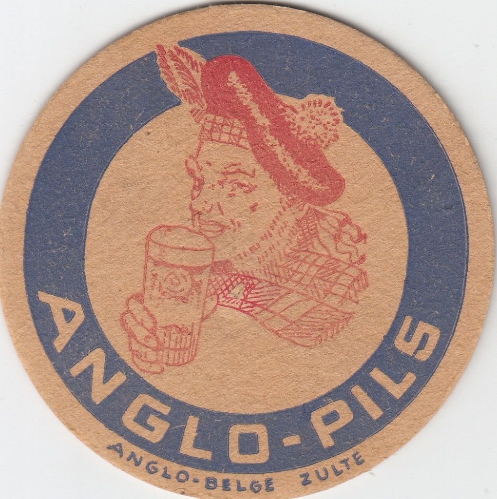 bierviltje anglo pils, Enlèvement ou Envoi, Comme neuf, Sous-bock, Autres marques