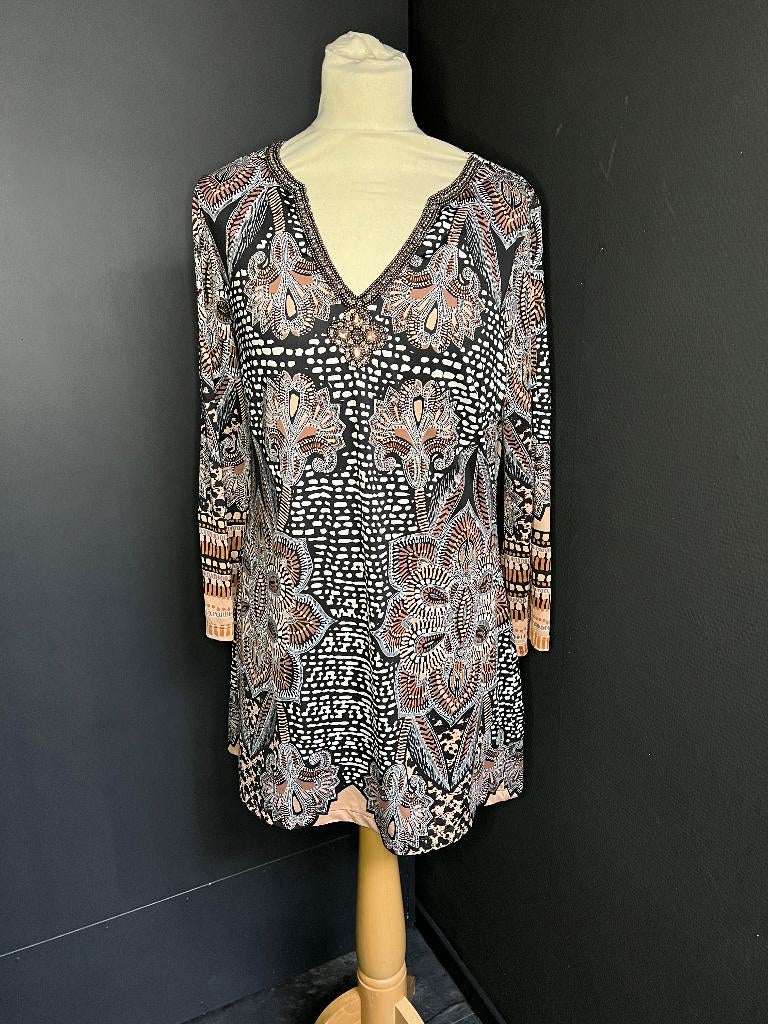 Leuke dames jurk / tuniek van K-Design maat L, K-design, Zwart, Maat 42/44 (L), Ophalen of Verzenden