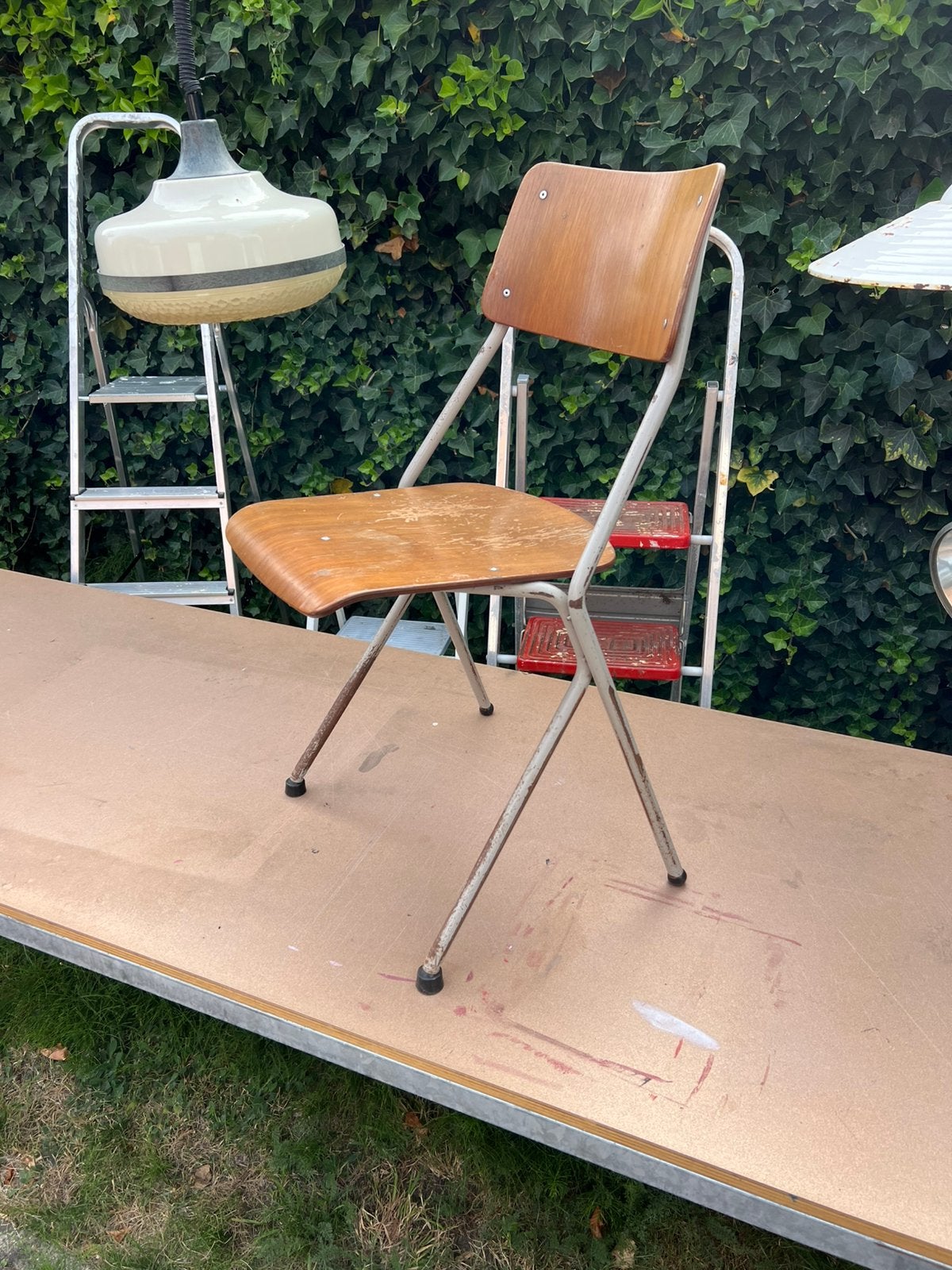 Vintage galvatis stoelen, Huis en Inrichting, Ophalen, Zo goed als nieuw
