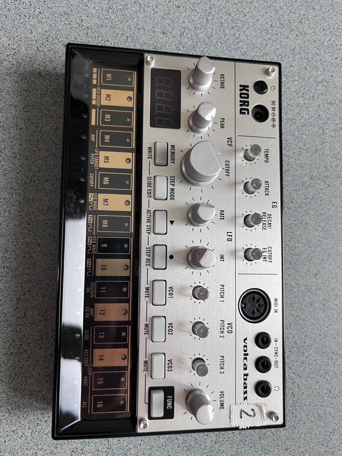 Korg volca bass, Ophalen of Verzenden, Gebruikt, Korg