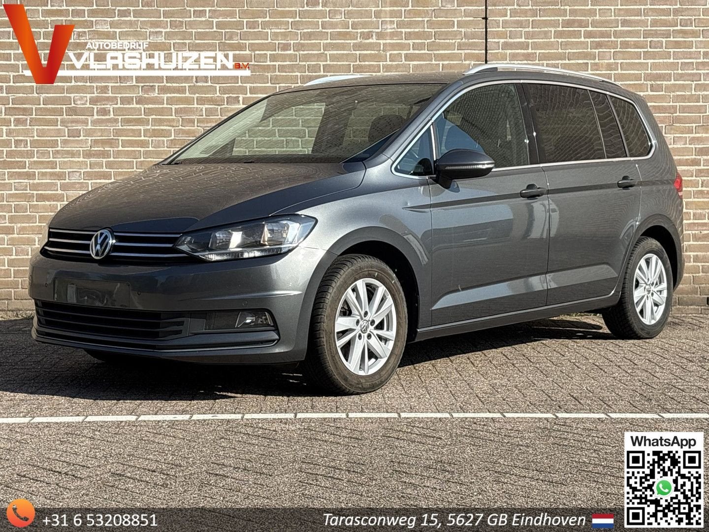 Volkswagen Touran 2.0 TDI Comfortline Business 7p | € 9.850,, Auto's, Zwart, Bedrijf, Zilver of Grijs, Te koop
