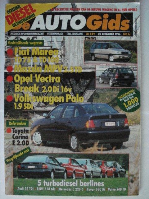AutoGids 449, Envoi, Utilisé, Général