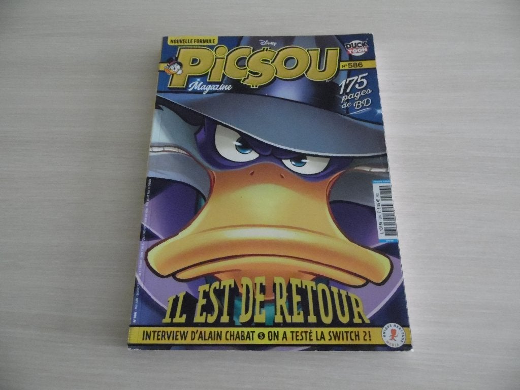 PICSOU MAGAZINE N°586, Enlèvement ou Envoi, Comme neuf, WALT DISNEY, Une BD
