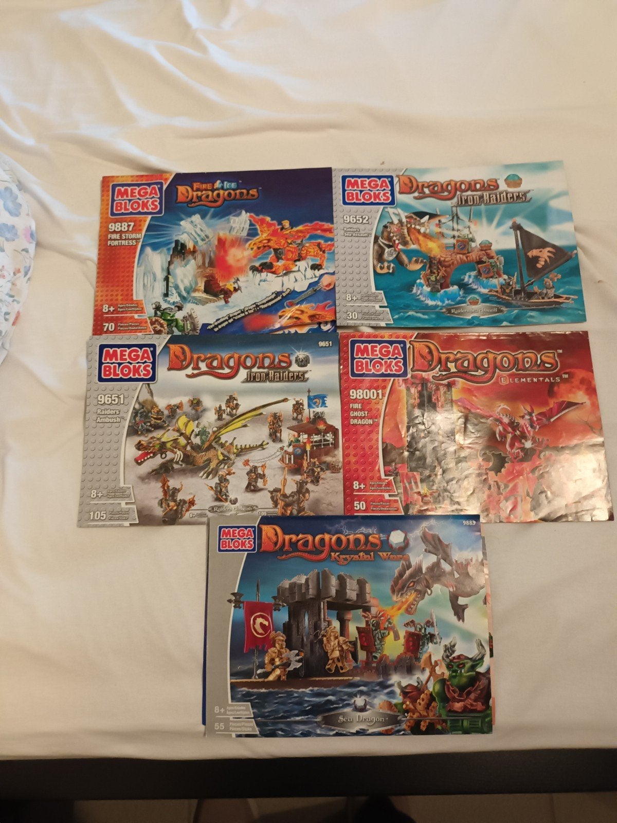 lot mega blocks draken, Enlèvement, Comme neuf, Megabloks