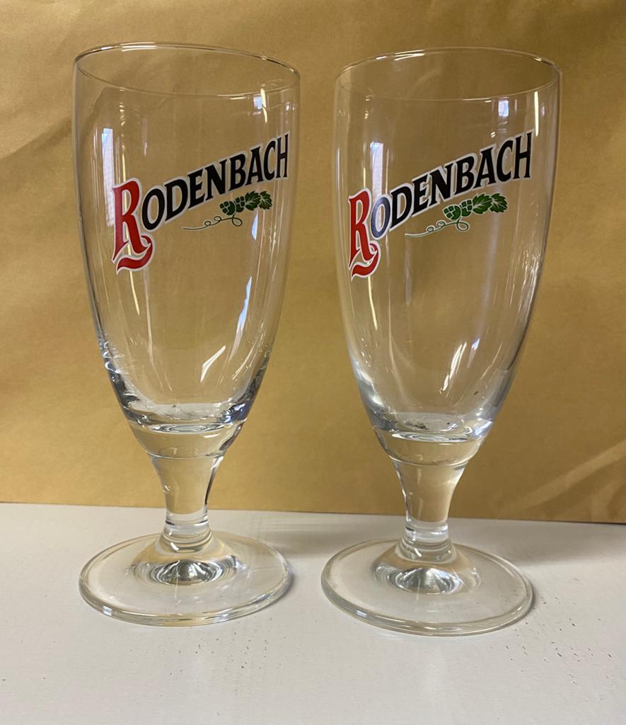 2 glazen Rodenbach (apart te koop), Enlèvement, Comme neuf