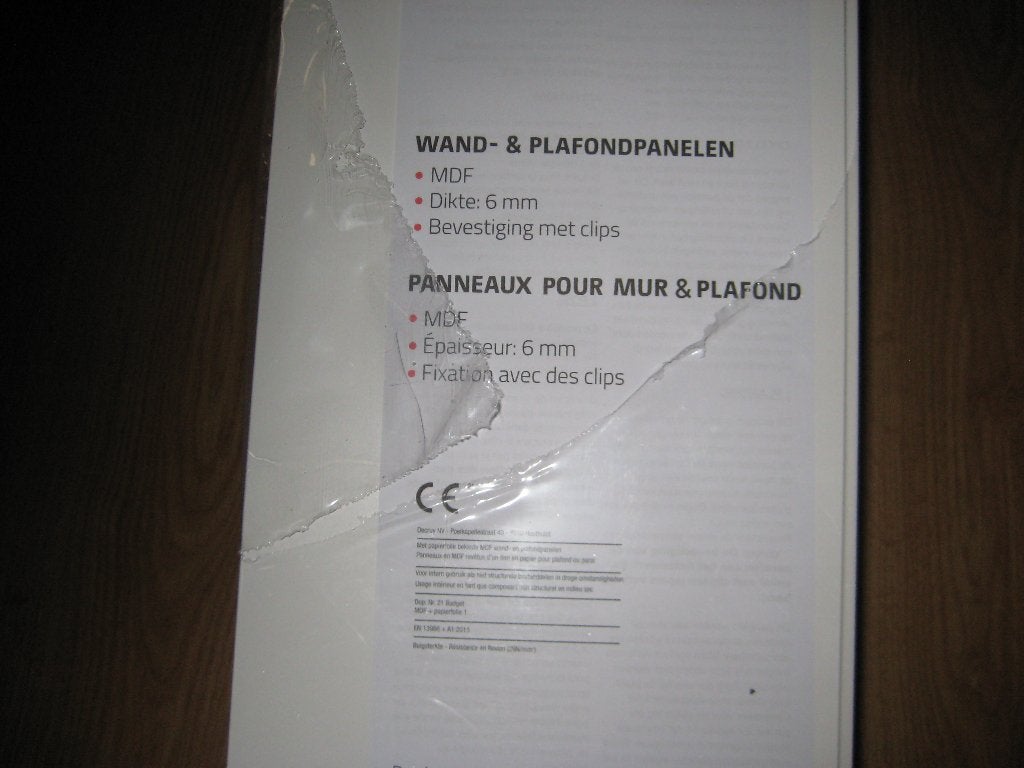 plafondpanelen, Ophalen, Nieuw
