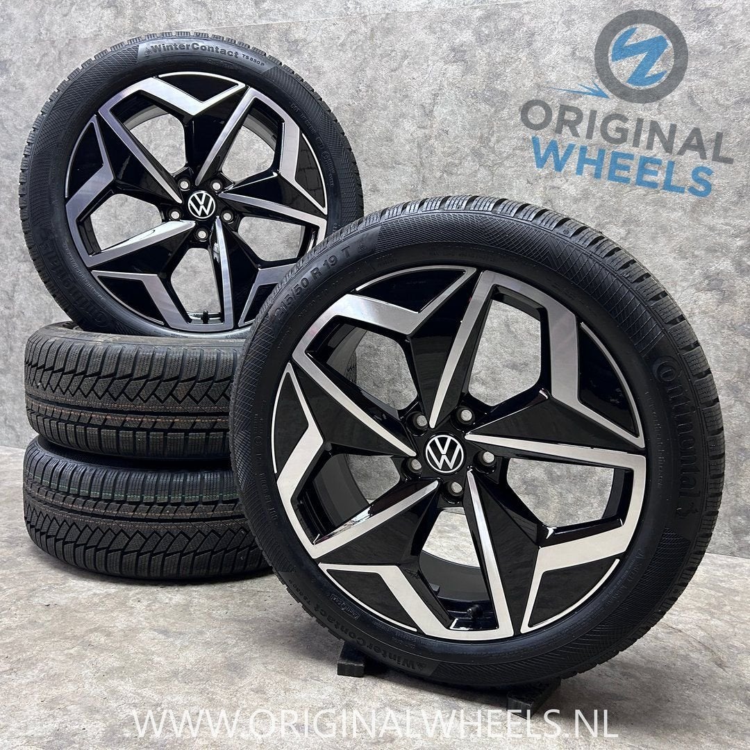 ✅ 19 inch originele VW ID.3 Andoya velgen + winterbanden, Auto-onderdelen, 19 inch, 215 mm, -, -