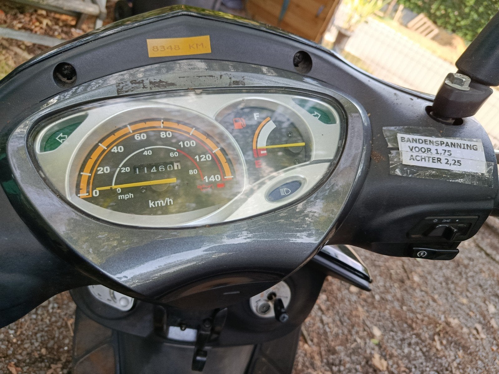 brommers zwart sym 125, Ophalen, Gebruikt, Overige modellen, 125 cc