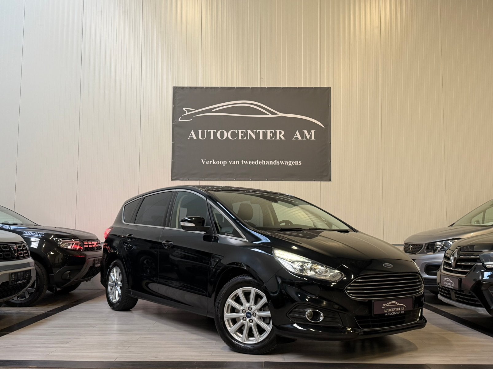 Ford S-Max 2.0 TDCi Titanium LDW ** BLIS ** Ambient lights**, Auto's, Ford, Voorwielaandrijving, 4 cilinders, Zwart, Bedrijf