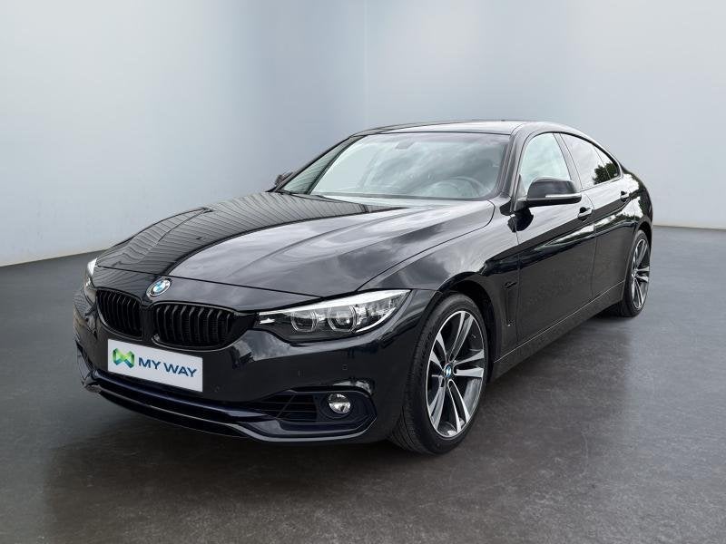BMW 4-Serie Clim auto*boite auto*sellerie cuir chauff*bips A, 136 pk, Zwart, 4 Reeks, Bedrijf