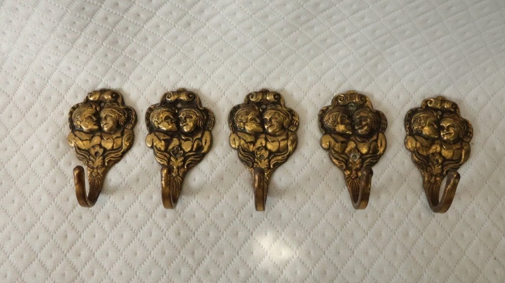 Koperen haakjes, Antiek en Kunst, Ophalen of Verzenden, Koper
