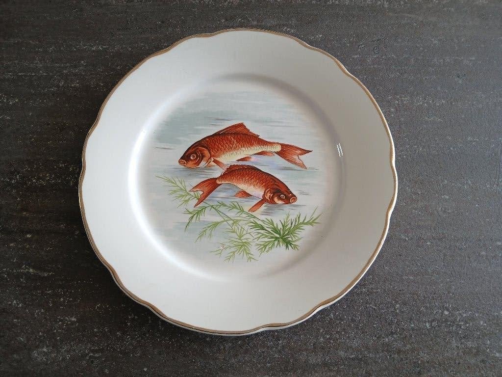 Assiette poisson Digoin & Sarreguemines, Enlèvement