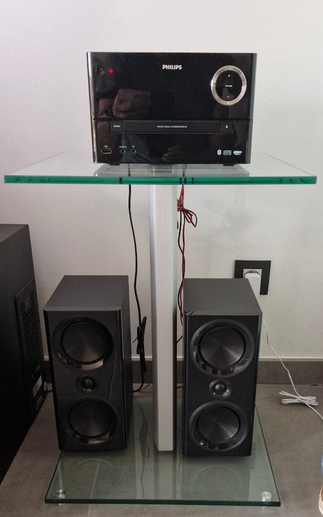 Stereo keten Philips 150W + meubel (amper gebruikt), Audio, Tv en Foto, Ophalen, Philips, Cd-speler, Losse componenten