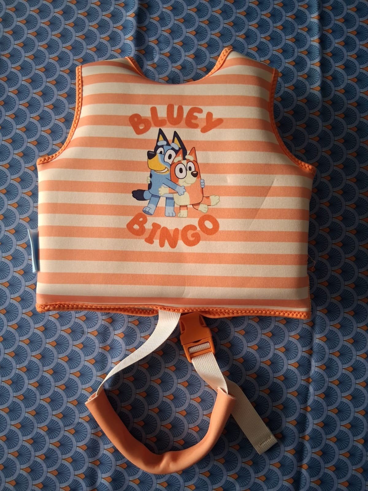 Bluey Zwemvest voor kinderen (11-15 kg), Kinderen en Baby's, Ophalen of Verzenden, Zo goed als nieuw, Jongetje of Meisje, Zwem-accessoire