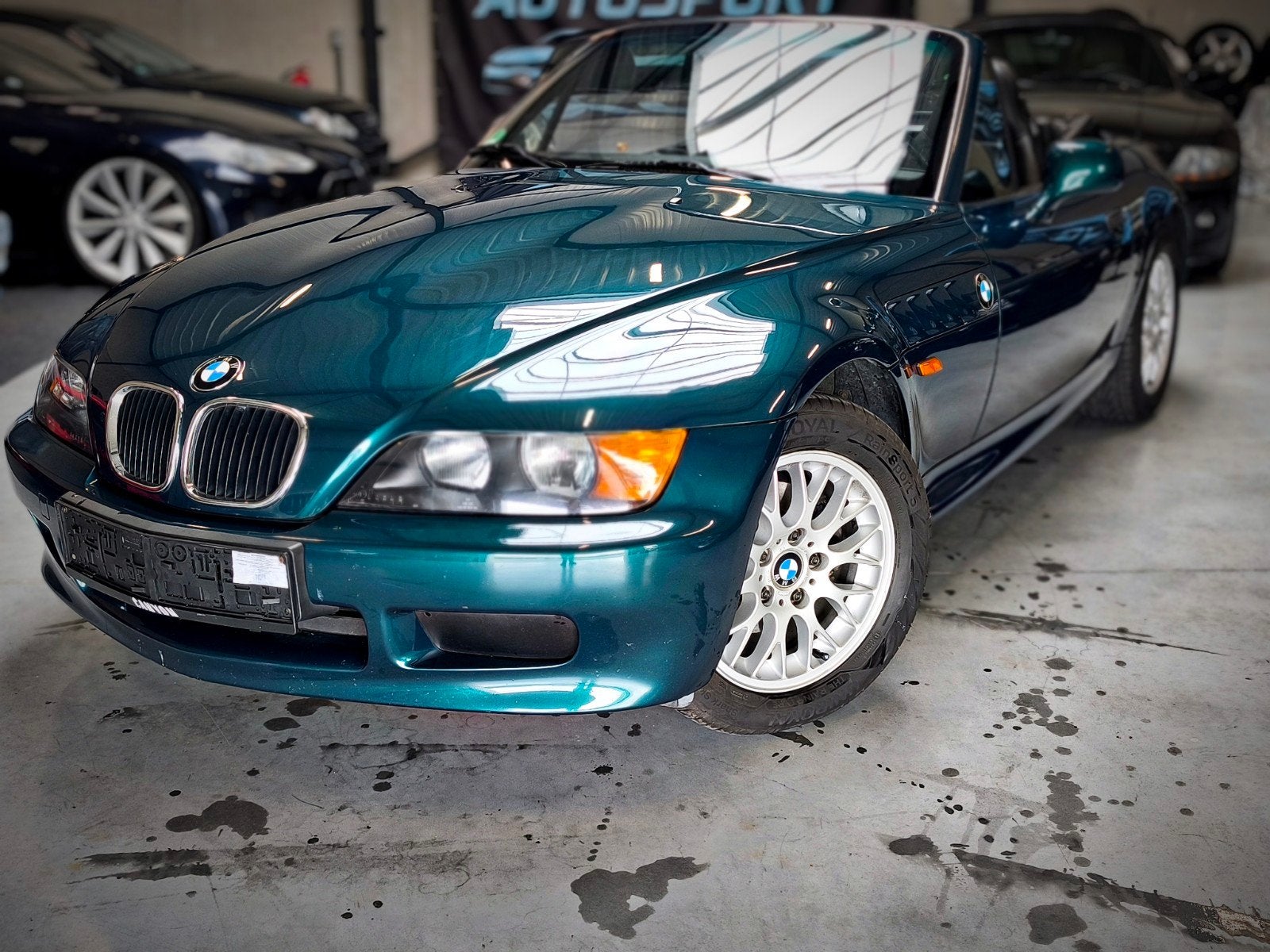 bmw z3 Roadster phase1 leder styling 42Rims, Auto's, Zwart, 4 cilinders, Cabriolet, Elektrische ramen