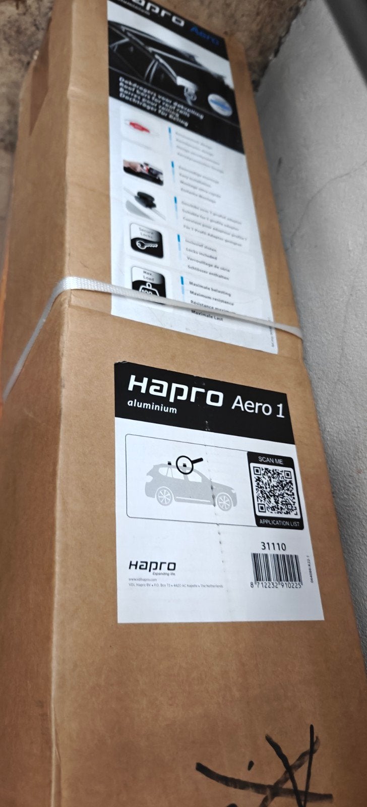 dakdragers Hapro Cronos Aero 1 alu, Doe-het-zelf en Bouw, Ophalen