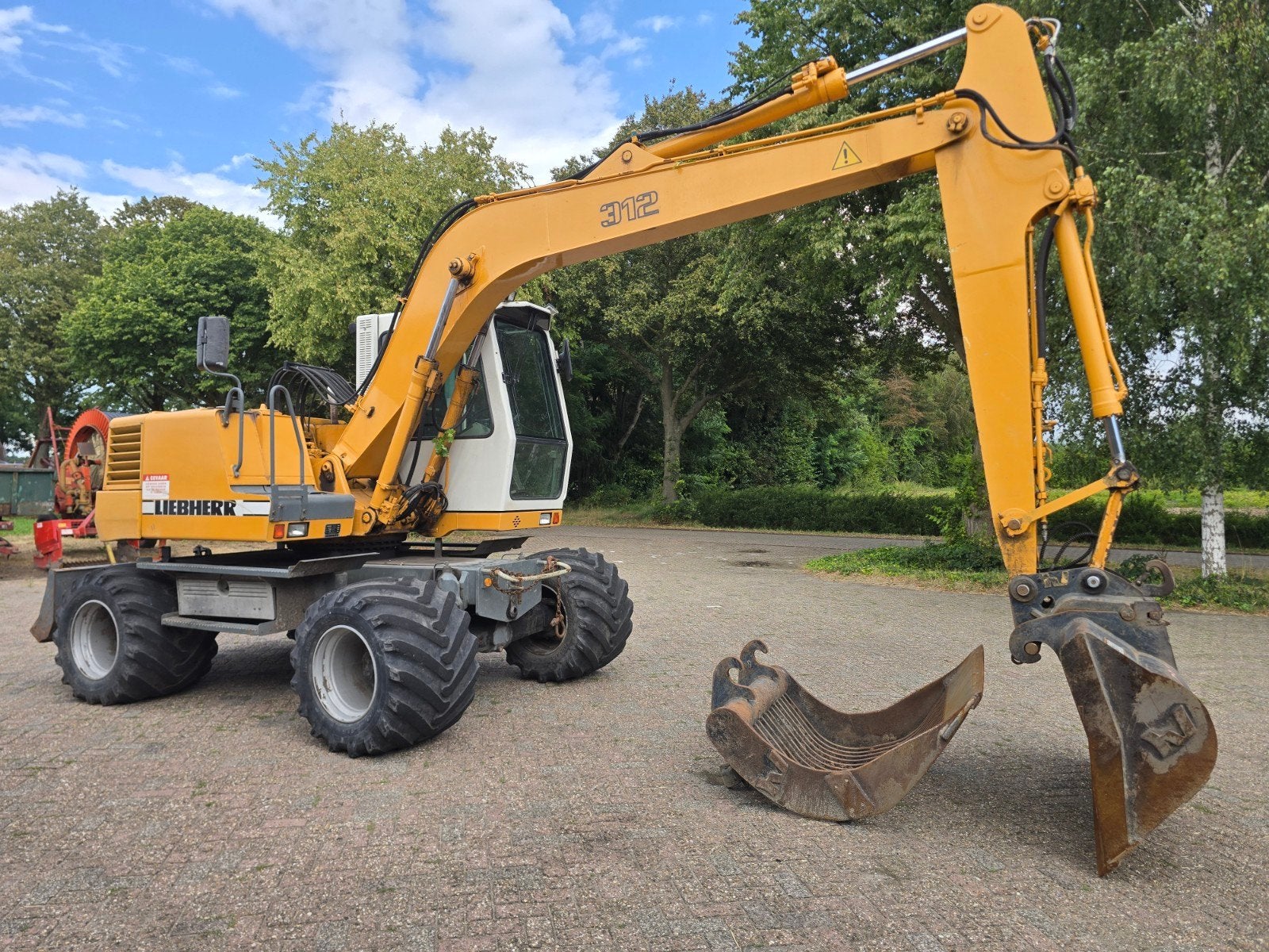 liebherr 312 graafmachine kraan, Ophalen of Verzenden, Graafmachine