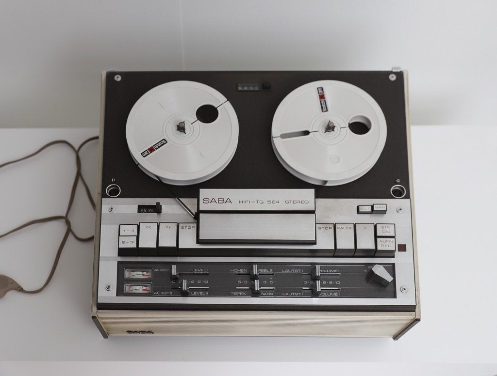 bandopnemer / speler SABA HiFi TG 564 Stereo , Audio, Tv en Foto, Bandrecorder, Ophalen, Bandrecorder, Met stofkap