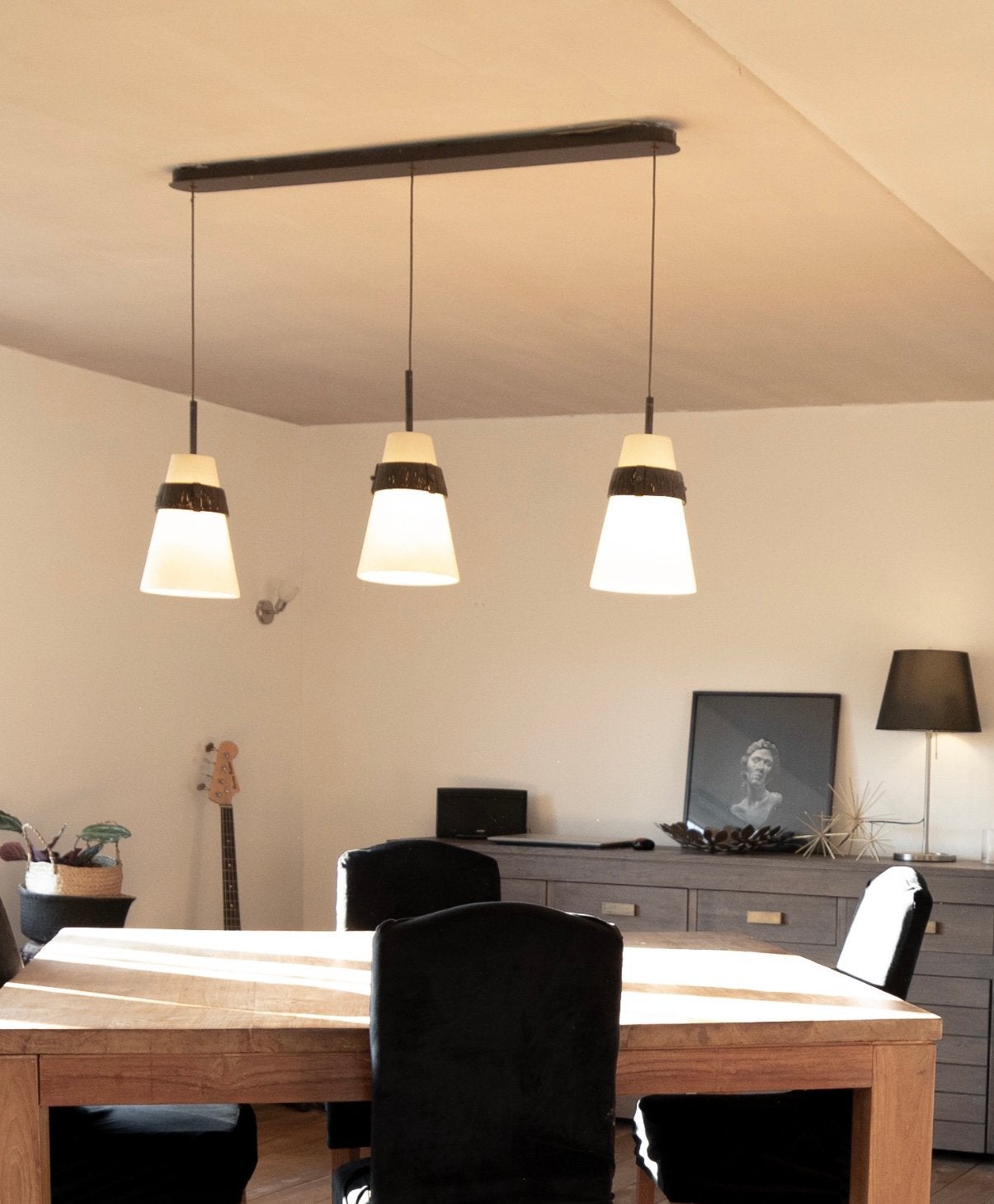 Luminaire, Maison & Meubles, Enlèvement, Comme neuf, Verre