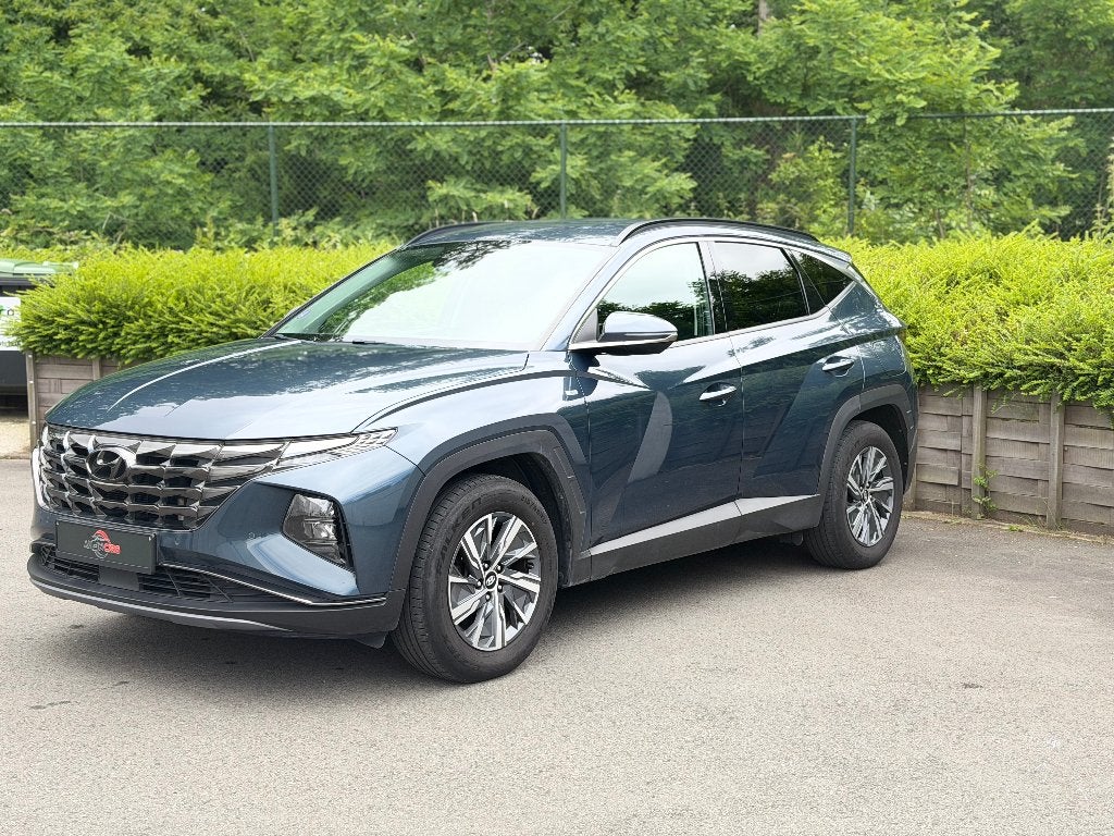 Hyundai Tucson 48V Hybrid 2021 100.000km als nieuwe garantie, Auto's, Testrit aan huis, 4 cilinders, 110 g/km, Blauw