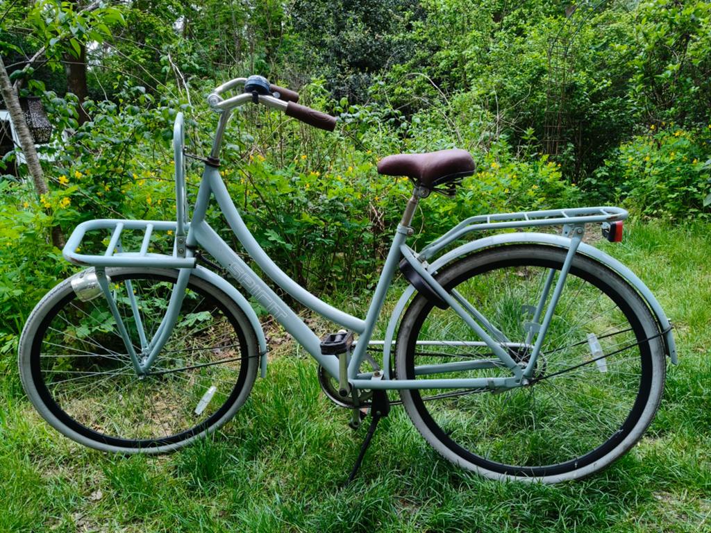 Damesfiets, Ophalen