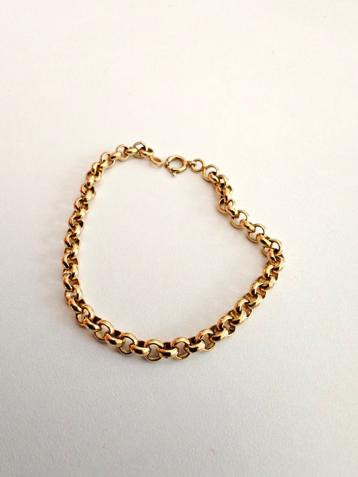 Murat jasseron-schakelarmband, Handtassen en Accessoires, Ophalen of Verzenden, Goud, Goud