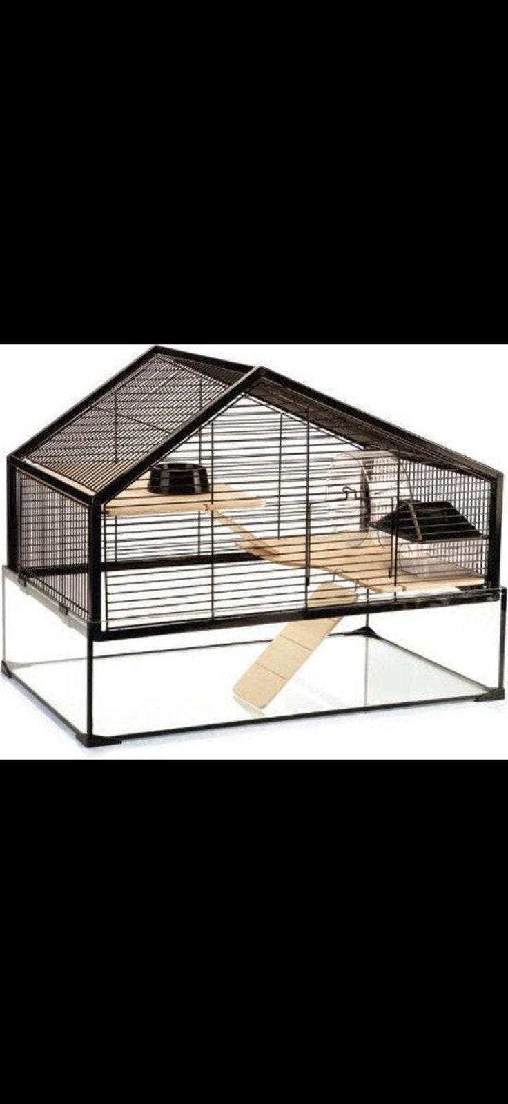 hamsterkooi met schuin dak., Dieren en Toebehoren, Ophalen of Verzenden, Zo goed als nieuw, Kooi, Hamster