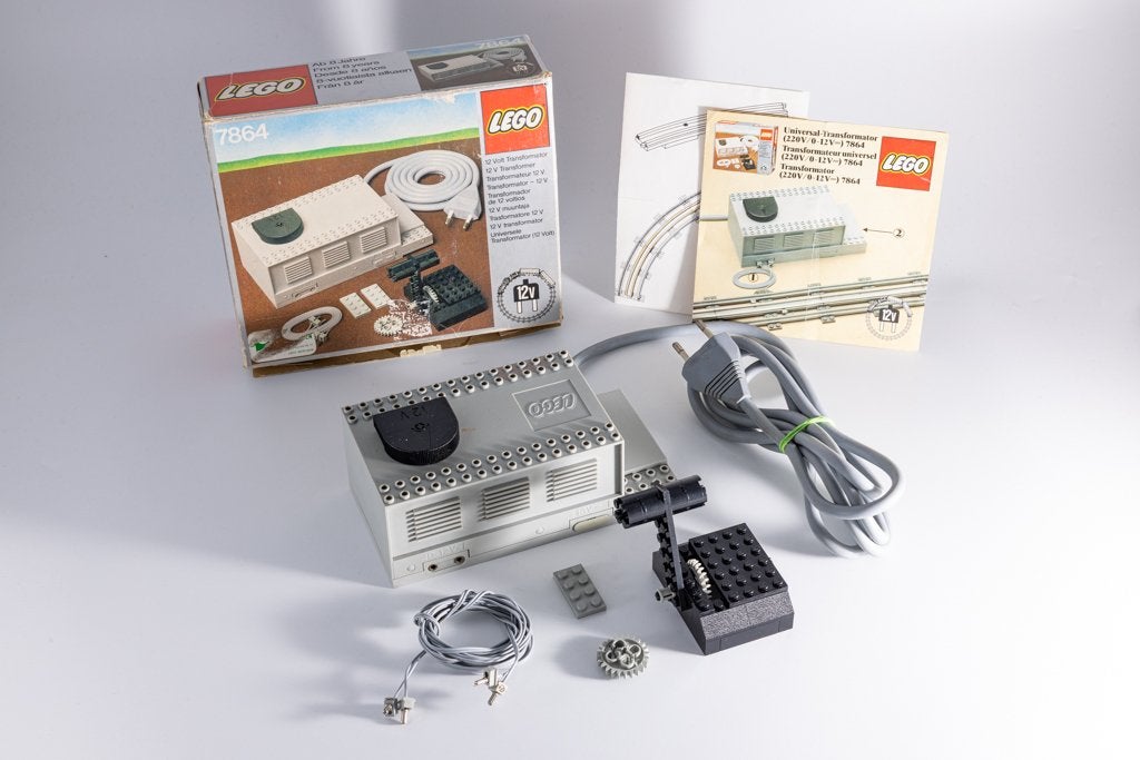 LEGO 7864 12V Transformer - compleet + doos, Compleet, Gebruikt, Overige thema's, Lego