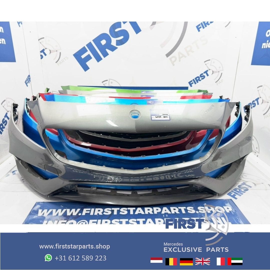 W176 BUMPER Facelift AMG Voorbumper 2013-2019 ROOD WIT ZWART, Gebruikt, -, Voor, Ophalen of Verzenden
