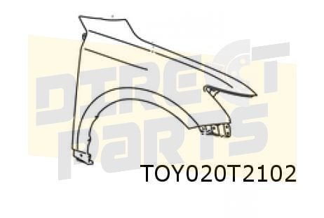 Lexus CT200h voorscherm Rechts (3/11-1/18) Origineel! 538017, -, Verzenden, -, Nieuw