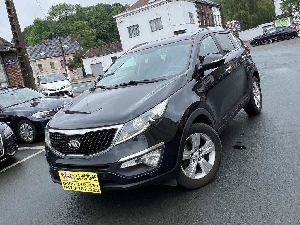 KIA Sportage 1.7 CRDI 2015 année Euro 6b 85kw 0032478767323, Autos, Kia, Cuir, Achat, Entreprise, Noir