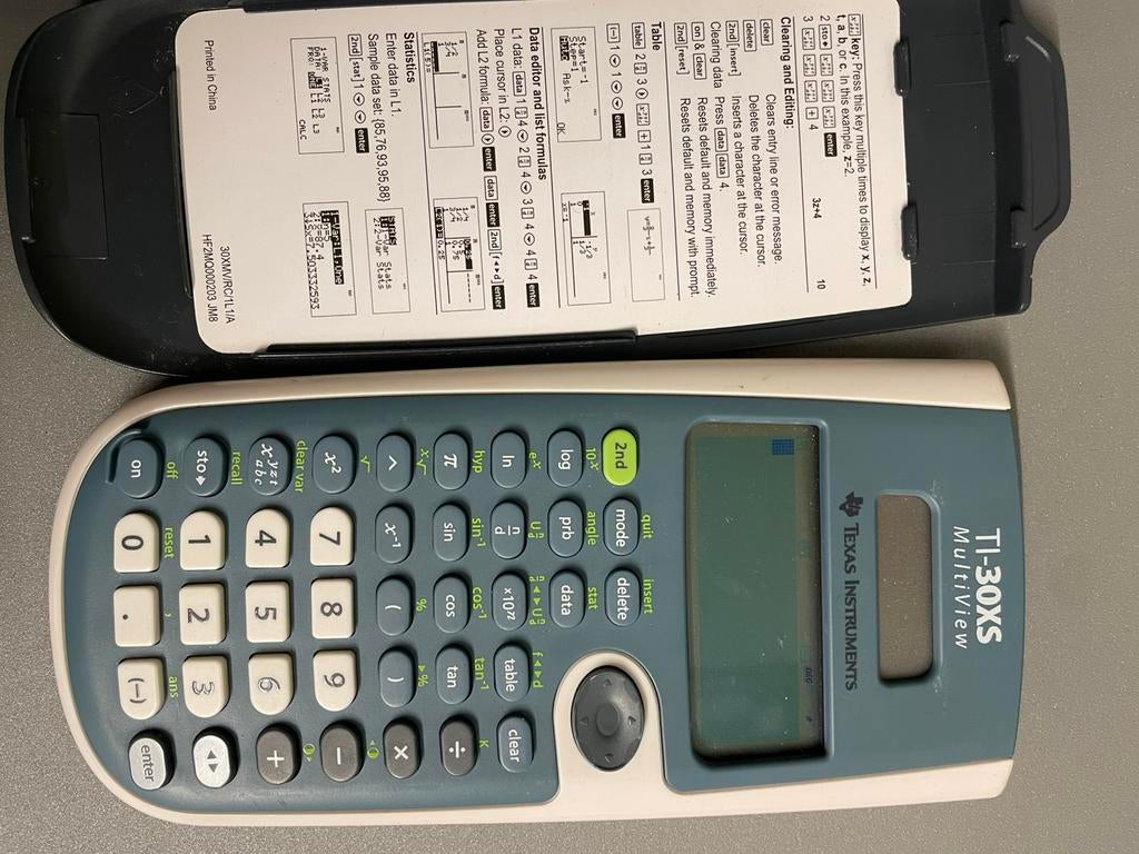 Rekenmachine TEXAS INSTRUMENTS TI-30XS, Enlèvement, Comme neuf