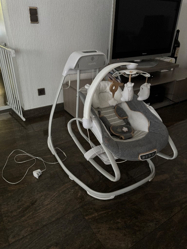Ingenuity elektrische babyschommel, Gebruikt, Schommelstoel, Met gordel(s) of riempje(s), Ophalen