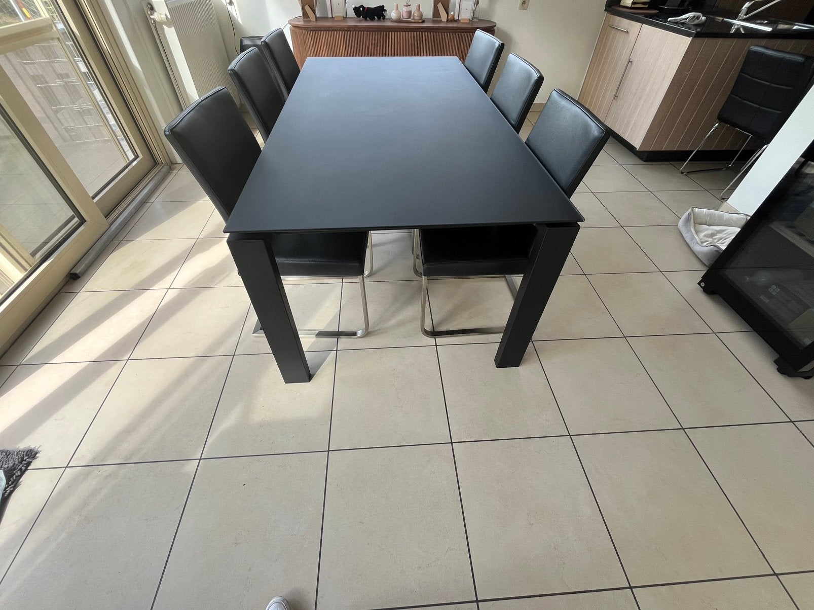 Tafel+stoelen T&T design te koop, Ophalen, Zo goed als nieuw