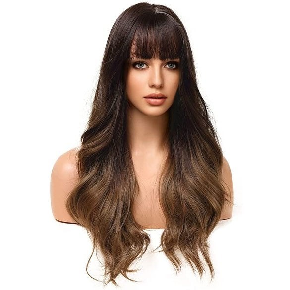 Pruik lang haar met grove slag model 226 3, Handtassen en Accessoires, Ophalen of Verzenden, Nieuw