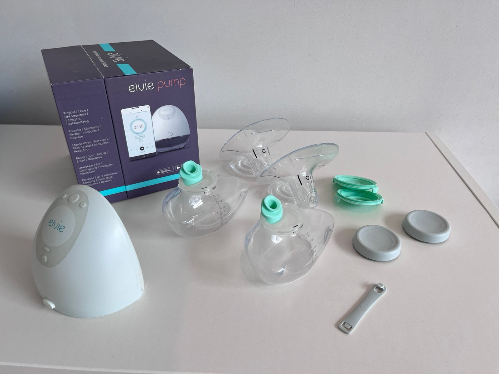 Elvie pump in zeer goede staat, Kinderen en Baby's, Borstkolf, Ophalen of Verzenden, Zo goed als nieuw, Draagbaar