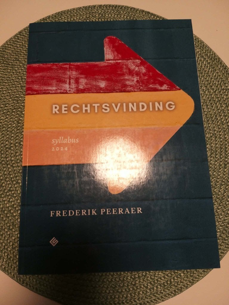 Handboek Rechtsvinding Rechten UGent, Boeken, Studieboeken en Cursussen, Ophalen, Zo goed als nieuw, Hoger Onderwijs, Frederik Peeraer