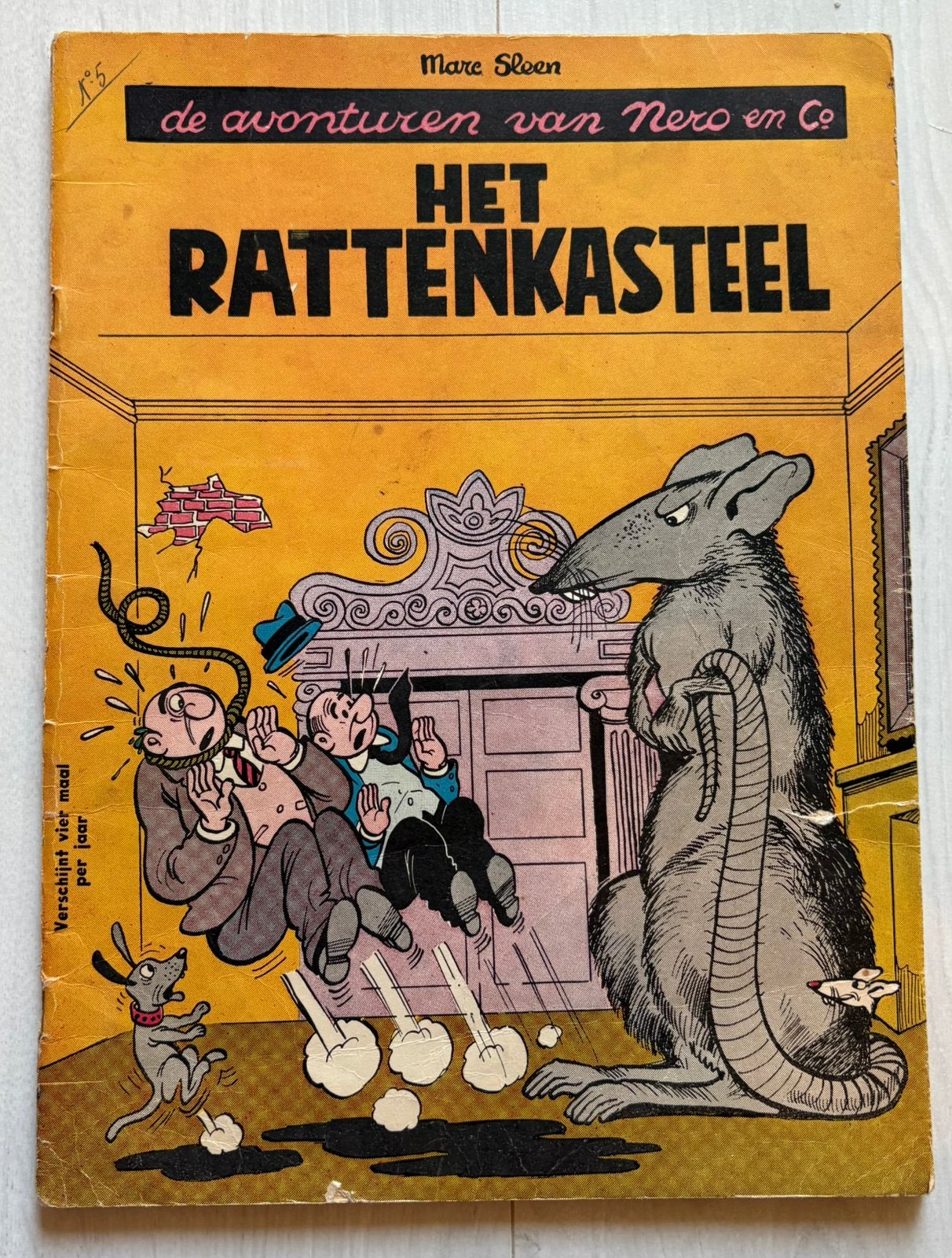Sleen - Nero - Het Rattenkasteel vroege herdruk, Boeken, Verzenden, Gelezen