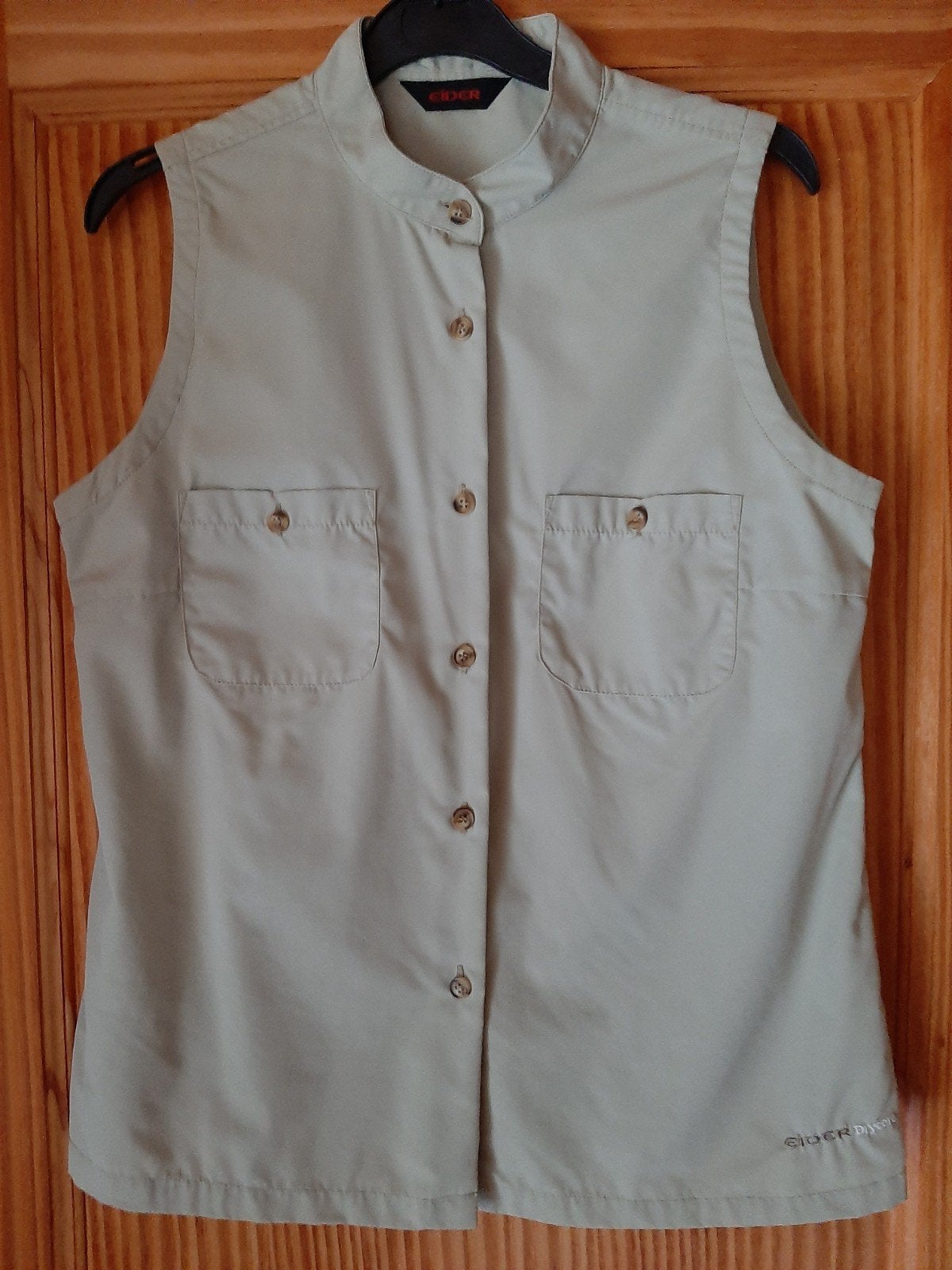 EIDER ultralichte jas zonder mouwen, Eider, Beige, Maat 42/44 (L), Ophalen of Verzenden