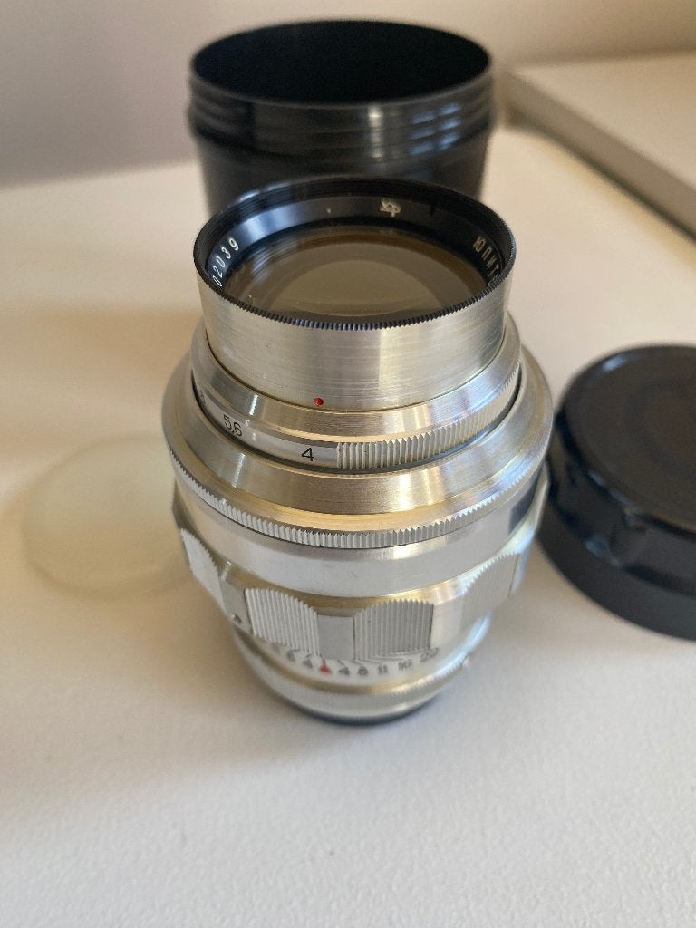 Jupiter-11 135mm f/4 telelens, Audio, Tv en Foto, Foto | Lenzen en Objectieven, Ophalen, Zo goed als nieuw, Overige merken, Telelens