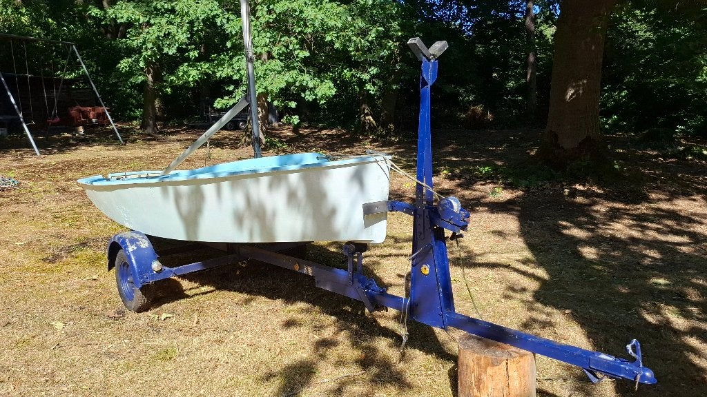 Zeilboot Vaurien + trailer, Ophalen, Gebruikt, Fok, Overige typen