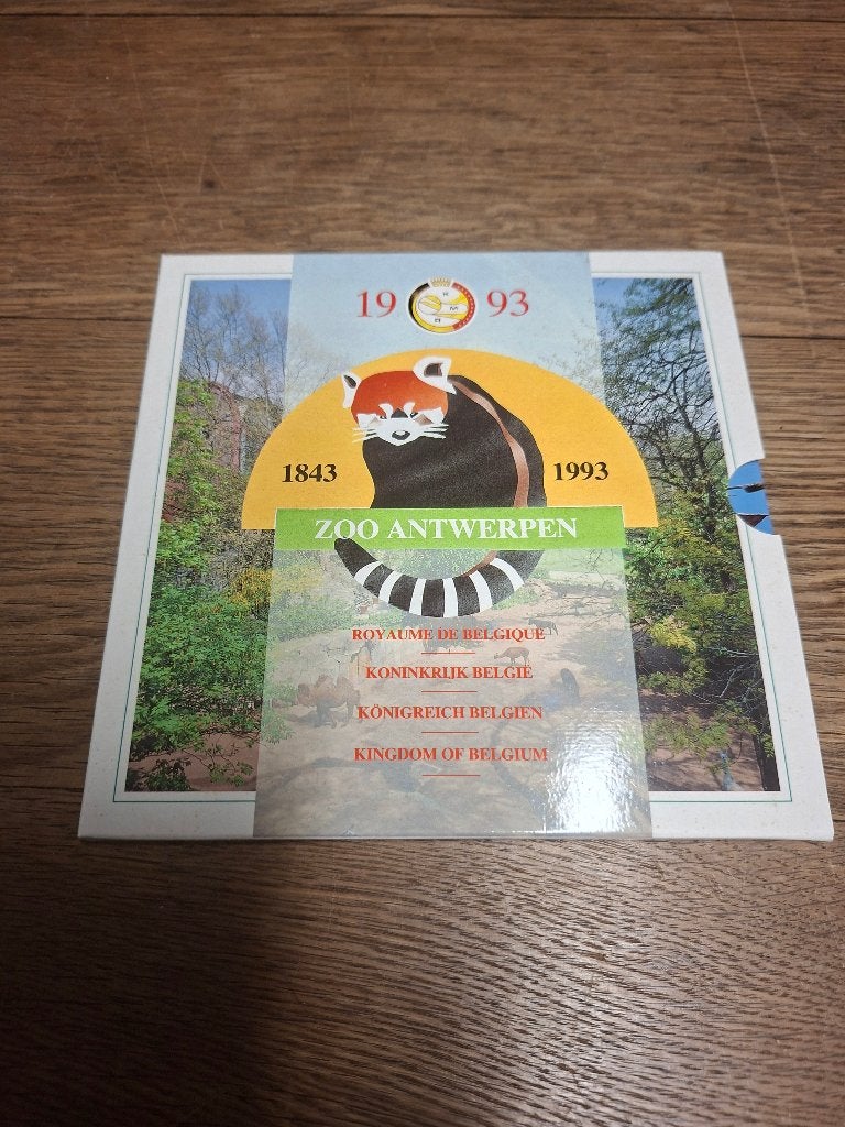Belgische muntenset 1993 – 150 jaar Zoo Antwerpen, Ophalen, Setje