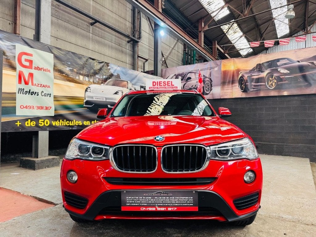 BMW X3 X-Drive 2.0 Cuir GPS Airco Att remorque, Achat, Entreprise, Boîte manuelle, Entretenue par le concessionnaire