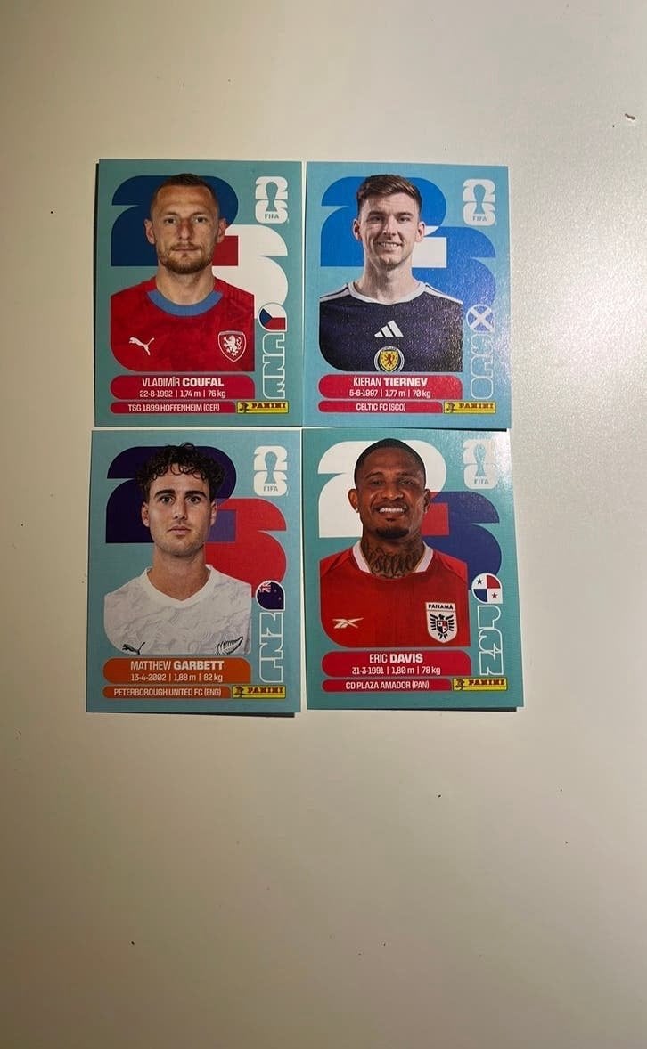 Panini FIFA 2023 Stickers Tsjechië, Schotland, NZ & Panama, Ophalen, Zo goed als nieuw, Sticker