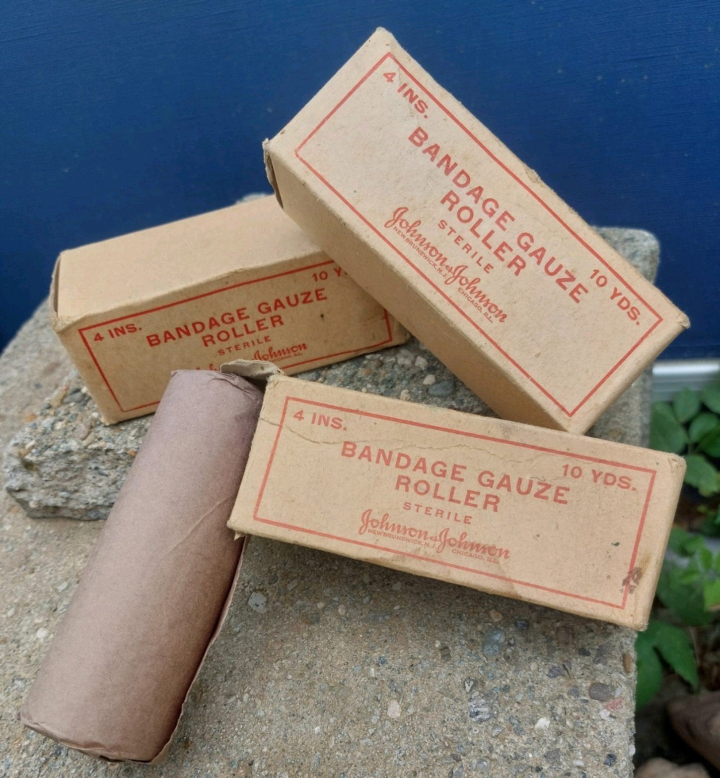 Rouleau de gaze à bandage du Corps médical de l'armée améric, Collections, Objets militaires | Seconde Guerre mondiale, Armée de terre